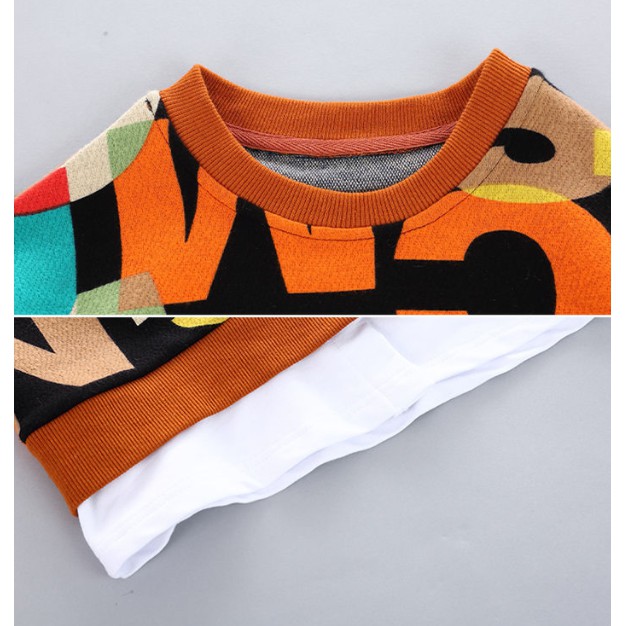 Bộ Quần Áo Thời Trang Thu Đông Năng Động Cho Bé Trai