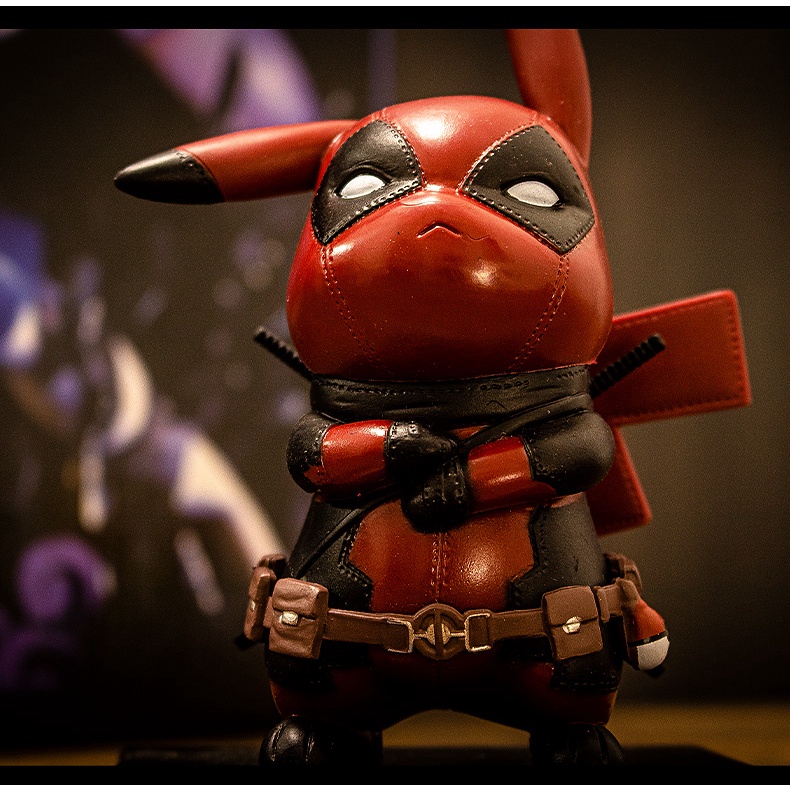 Mô Hình Nhân Vật Deadpool Pikachu Trong Phim Avengers