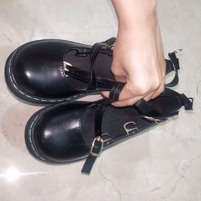 L6 Giày LOLITA mũi tròn đế cao phiên bản Hàn Quốc | BigBuy360 - bigbuy360.vn