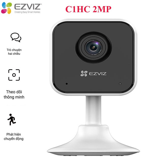Camera Wifi Ezviz C1HC đàm thoại 02 chiều trong nhà, phát hiện chuyển động, hình ảnh rõ nét Full HD