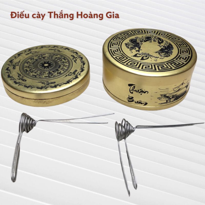 Hộp đựng thuốc lào bằng đồng Chống ô xy hóa hàng du lịch bỏ túi tiện dụng