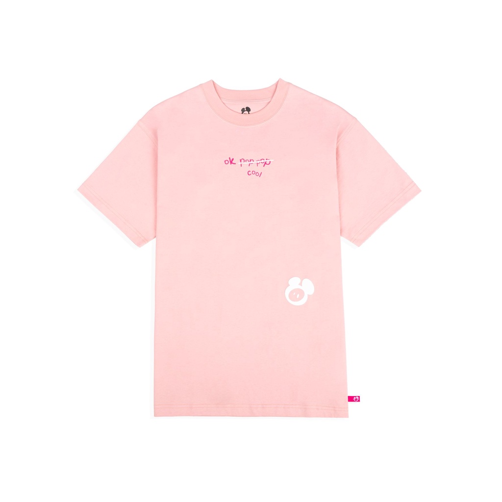 Áo Thun Poppop Bublle Logo Tshirt Pink