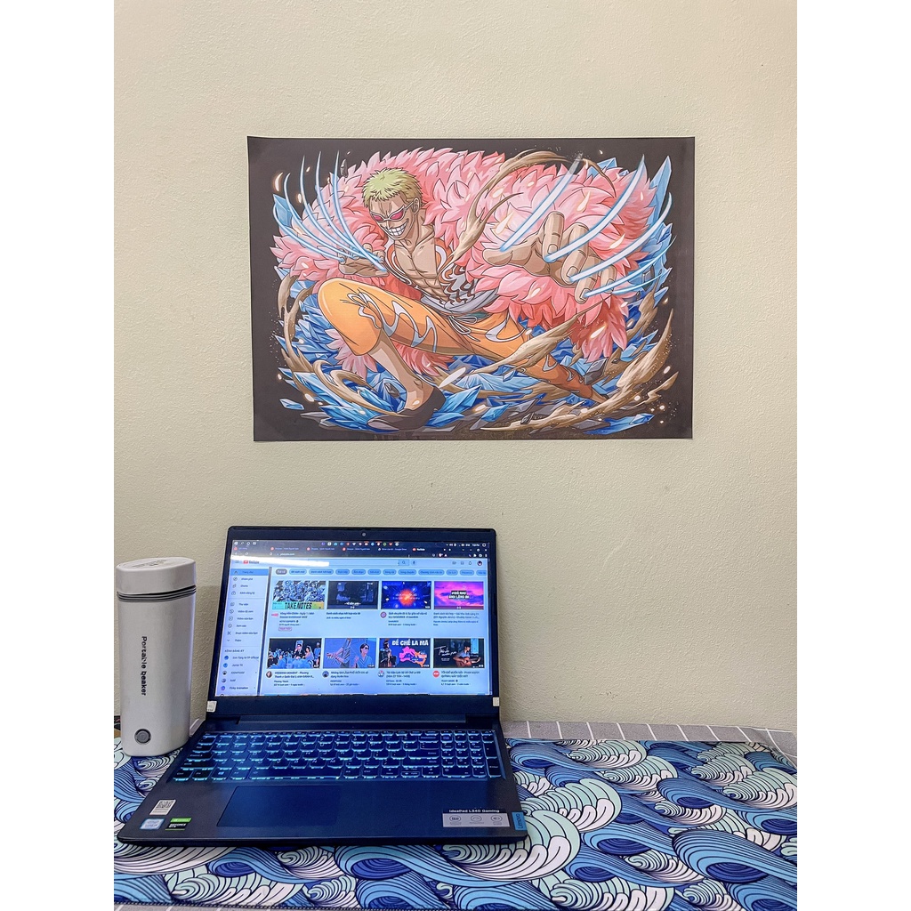 Poster trang trí Zoro 3D, E01