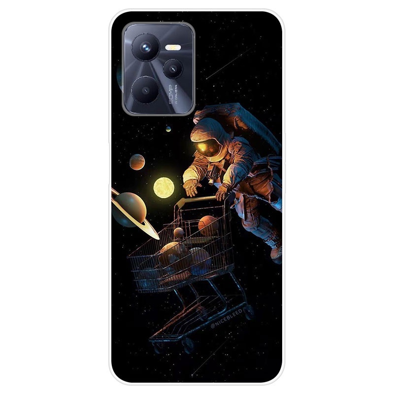 Ốp Điện Thoại TPU Realme C35 / Narzo 50A Prime Dẻo Họa Tiết Hoạt Hình Dễ Thương