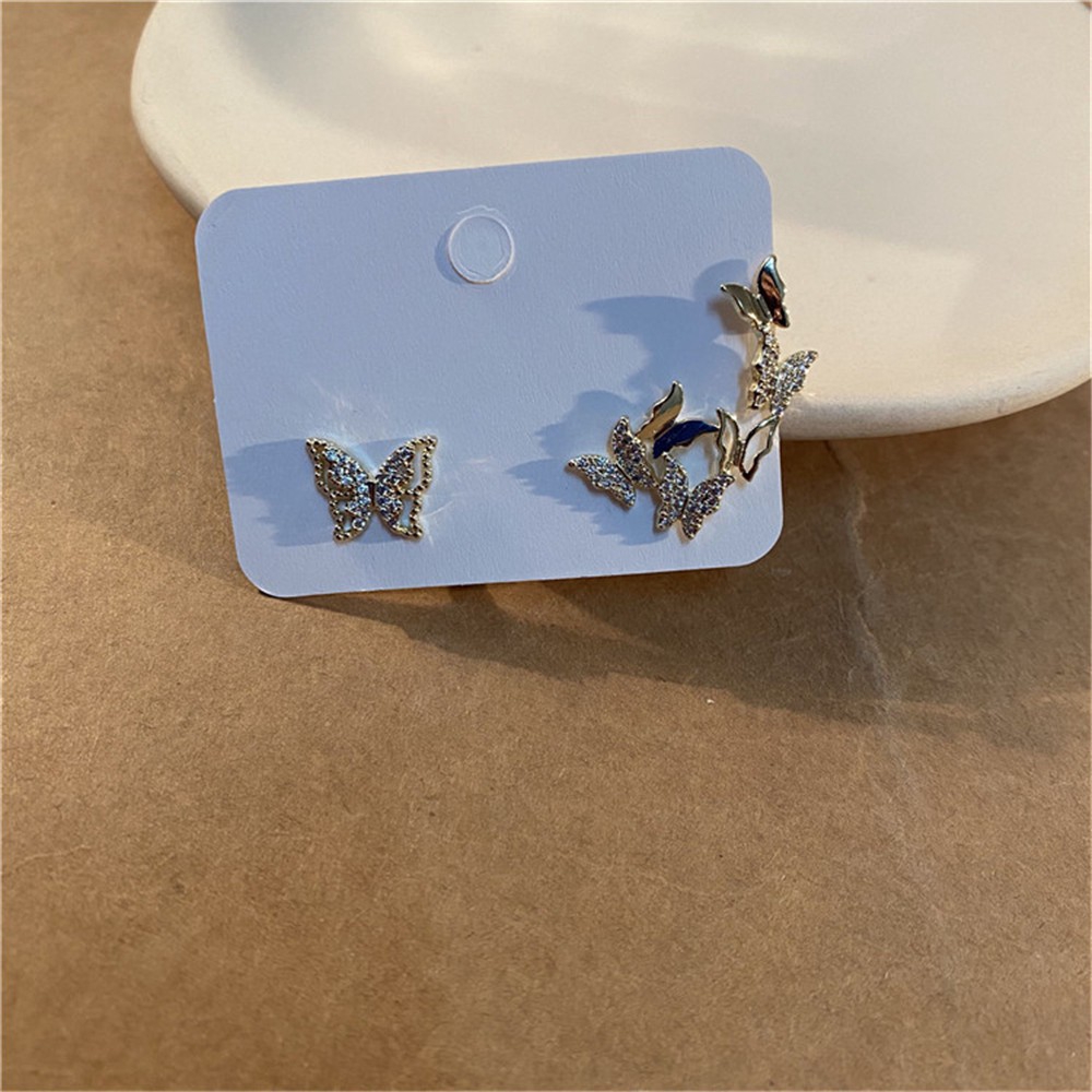 Bông Tai Hợp Kim Hình Bướm Thời Trang Cho Nữ