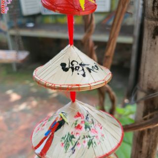 Chùm nón lá trang trí (D=4-12cm)