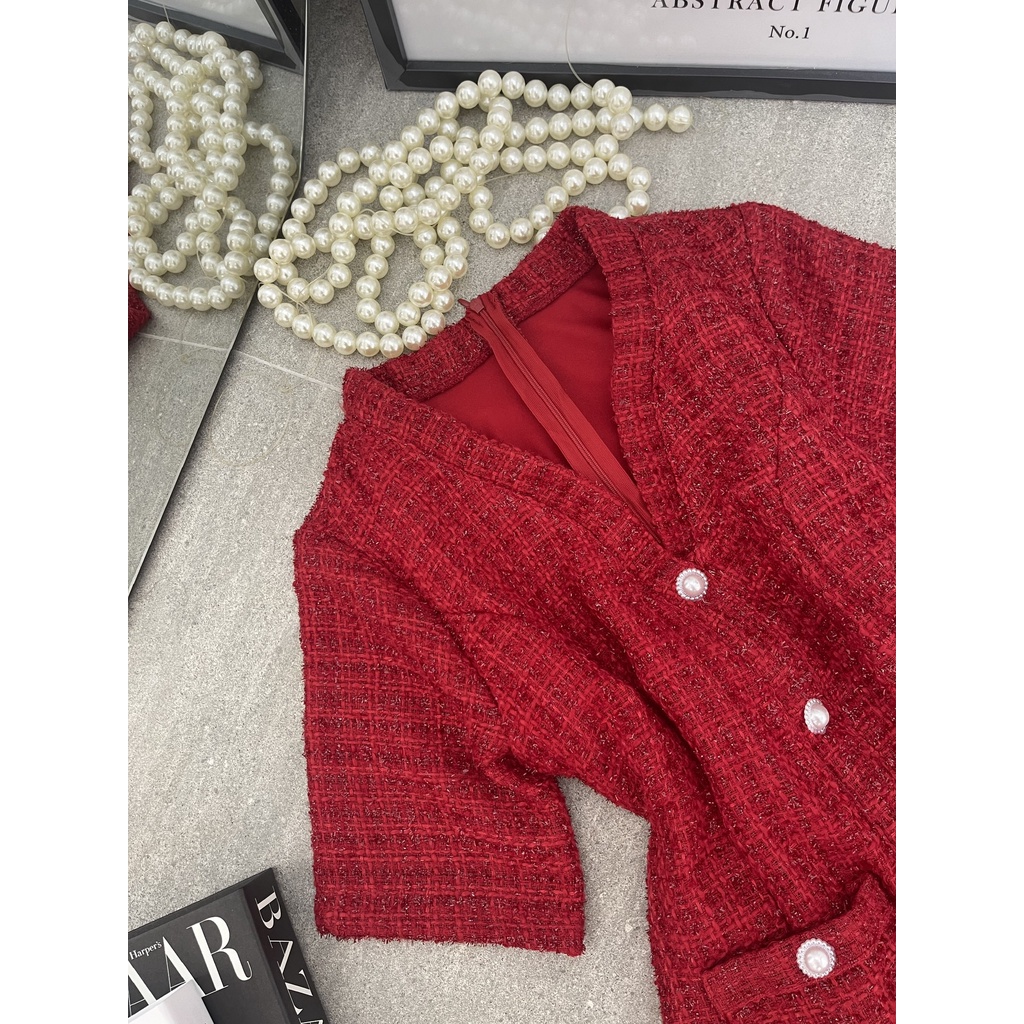 ĐẦM BỐ ĐỎ CỔ V