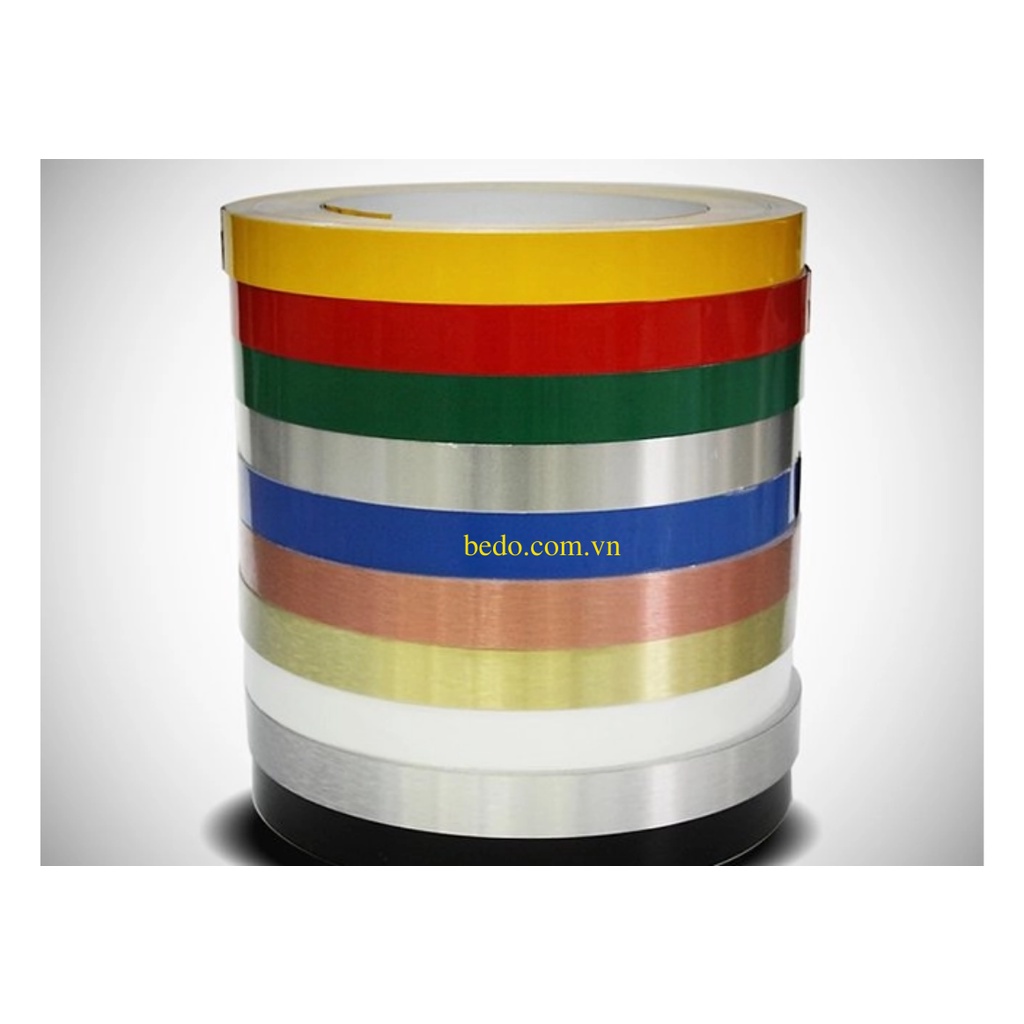 chân chữ không gờ màu vàng bóng dài 100m