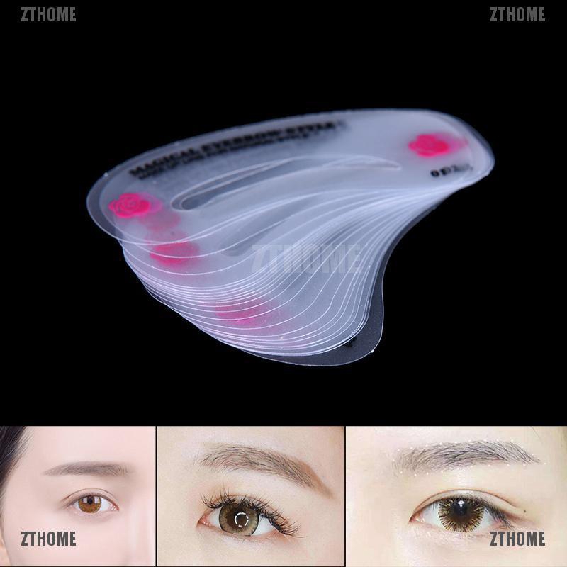 Bộ 26 khuôn vẽ lông mày nhiều kiểu khác nhau