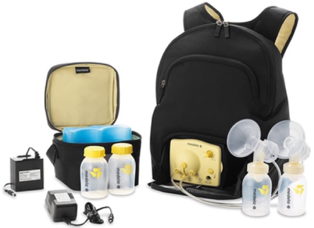 Thanh Lý máy hút sữa Medela in Style Advanced full version ba lô Tặng kèm bộ bình trữ sữa