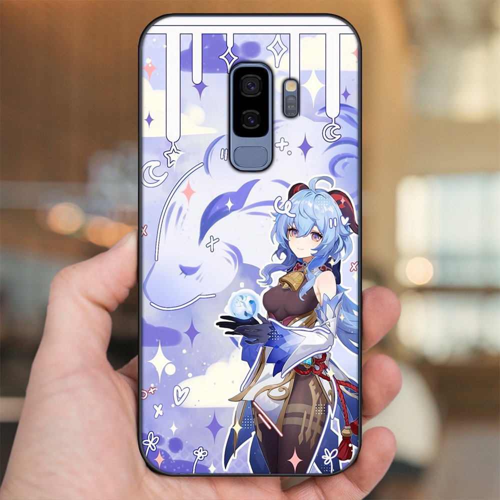 Ốp lưng Samsung S9 Plus viền đen in hình Ganyu Genshin Impact