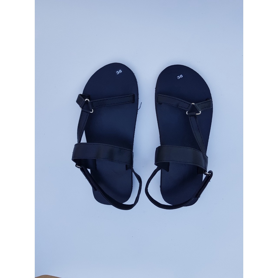 sandal đồng nai xăng đan nữ đế đen quai đen size từ 35 nữ đến 42 nữ