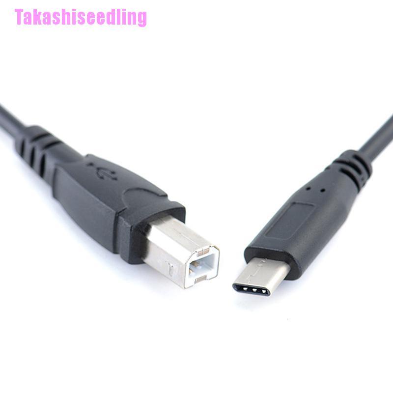 Dây cáp chuyển đổi từ Usb-C Type-C sang Usb B thích hợp cho điện thoại / máy in
