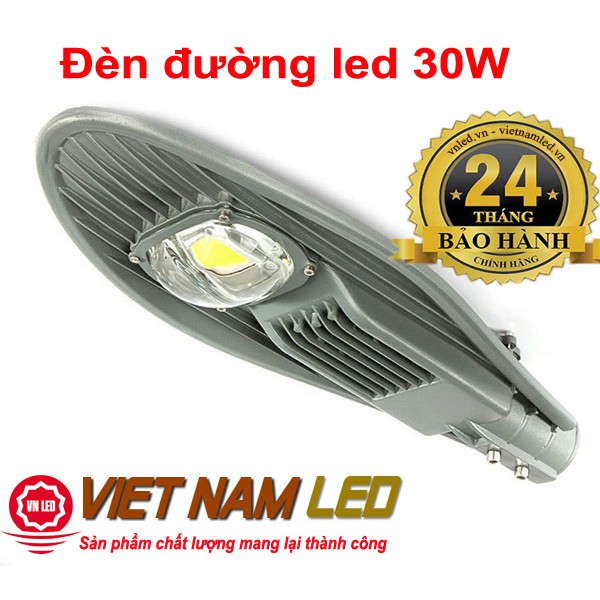 Đèn đường led 30W 1 mắt led, đèn led đường phố, vnled.vn, 0936395395