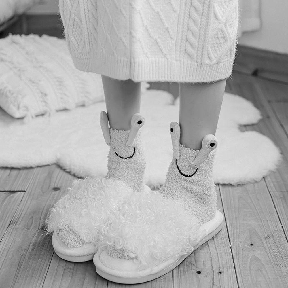 BACK2LIFE Vớ Ngủ Nữ Chống Trượt Hình Đôi Mắt Dễ Thương