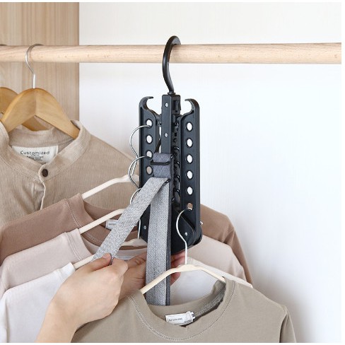 Móc treo quần áo dạng GẬP thông minh tiết kiệm không gian tủ quần áo