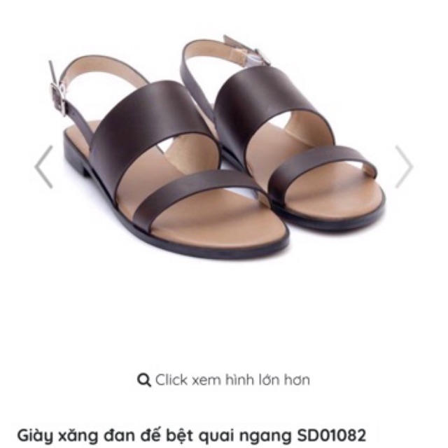 NEW 100%  - GIÀY SANDAL ĐẾ BỆT QUAI NGANG- JUNO