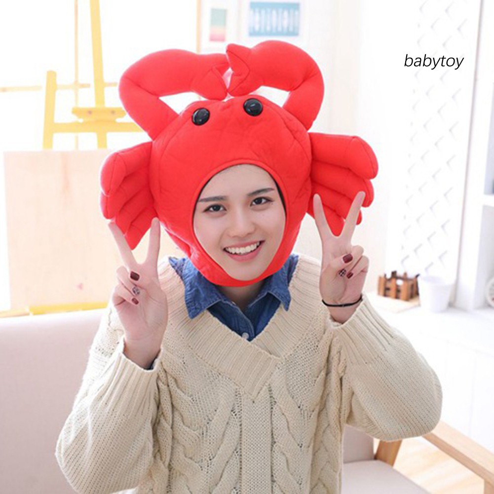 Mũ Trùm Đầu Hình Con Cua Đáng Yêu Cho Nữ