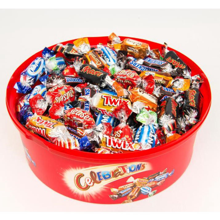 KẸO SOCOLA CELEBRATION MIX VỊ TỔNG HỢP SIÊU NGON - 186g, 269g, 650g