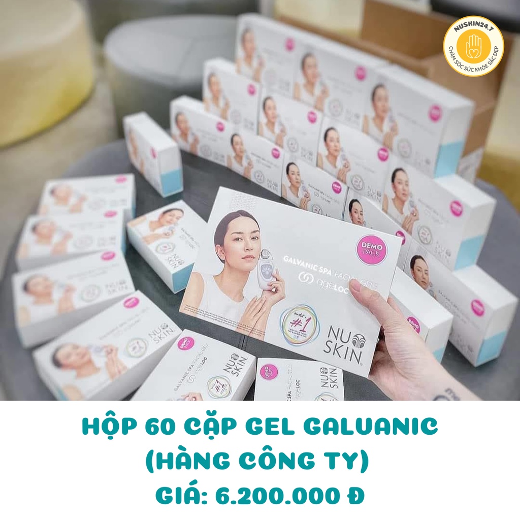 60 Cặp Gel mặt Galvanic Spa của Nuskin