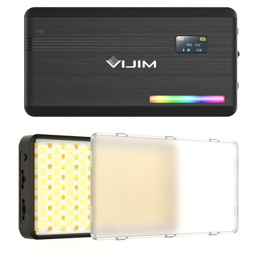 Đèn led mini cho điện thoại, máy ảnh, máy quay phim Ulanzi VIJIM VL196 Led RGB