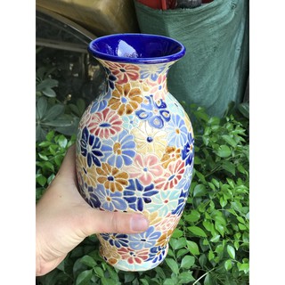 Bình bách hoa gốm sứ biên hòa 24cm