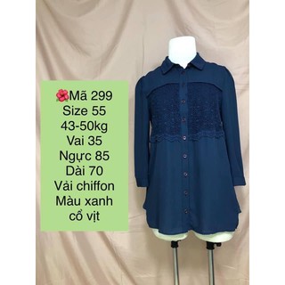 [SMC293302] Sơ mi cổ bèo, cổ sen chất chiffon mã đẹp