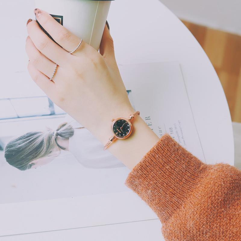 Winner Đồng Hồ Đeo Tay Mặt Nhỏ Cá Tính Chống Nước Phong Cách Hàn Quốc Cổ Điển Cá Tính Chất Lượng Cao Dành Cho Nữ