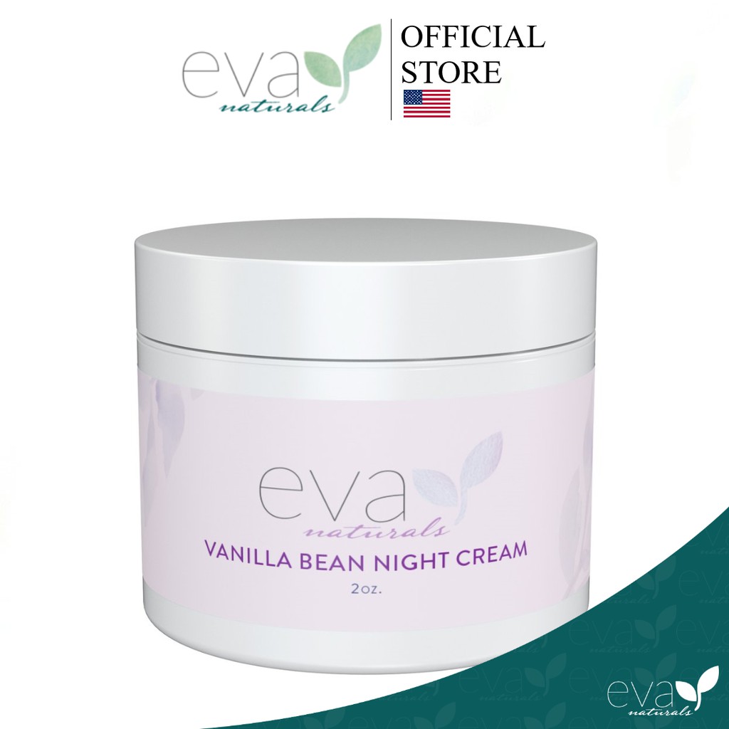 Kem Dưỡng Ẩm, Chống Lão Hóa Ban Đêm Eva Naturals Vanilla Bean Night Cream 60ml