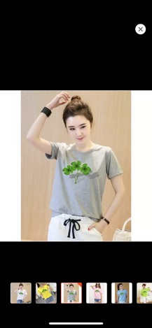 Áo thun nữ in hình cỏ ba lá may mắn