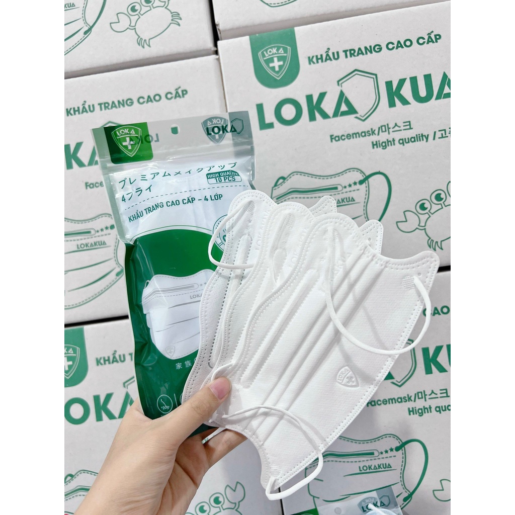 Khẩu trang y tế mới,kiểu dáng hình cua, kháng khuẩn,chống tia uv,thiết kế thời trang,không gây đau tay