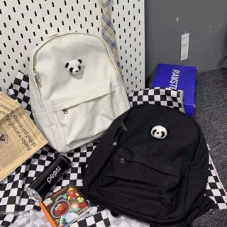 Balo gấu trúc trắng