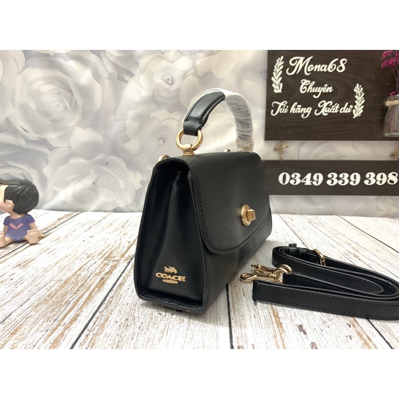 TÚI TILLY SIZE 23 ĐEN TRƠN - XUẤT DƯ - SẴN HÀNG