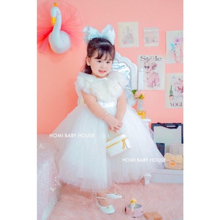 Đầm lily trắng bèo - lily dress - đầm đi chơi/đi tiệc/đi học