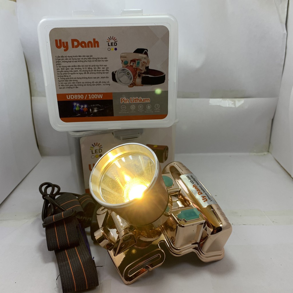 Đèn Pin Đội Đầu - UD 890 - Đèn Pin Treo Đầu Chống Nước Chắc Chắn, Chiếu Xa | BigBuy360 - bigbuy360.vn