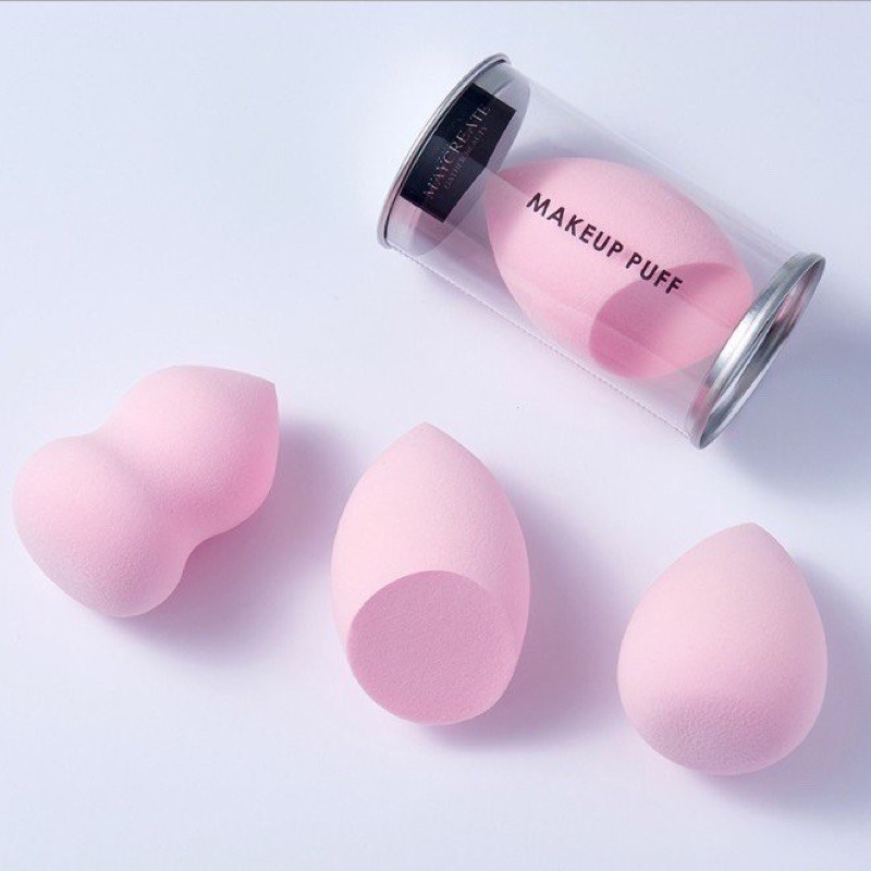 Bông mút tán phấn cao cấp - Mút makeup full box