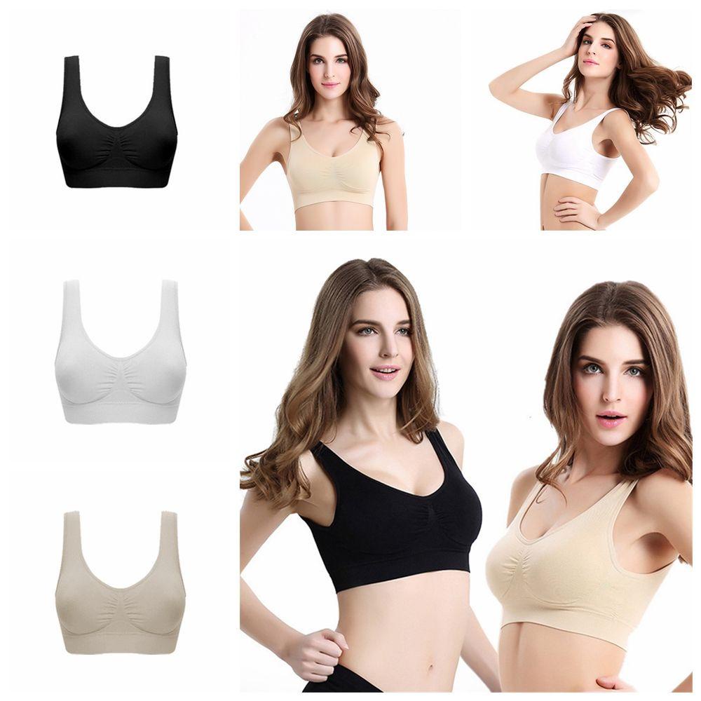 CACTU Áo Ngực Thể Thao Co Dãn Không Đường May