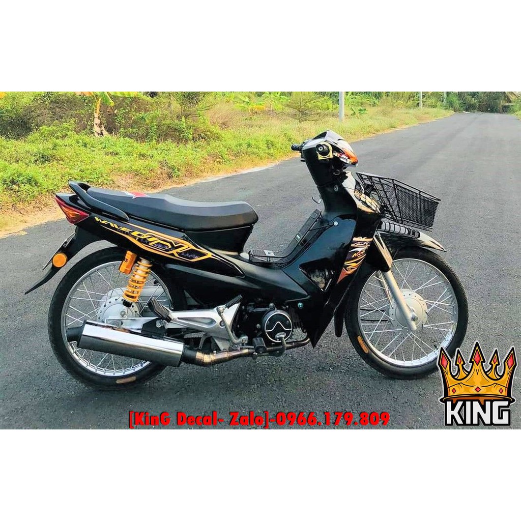 [ Loại 1] Tem Rời Wave 50cc,100cc  (2010-2016)- Ảnh Thật