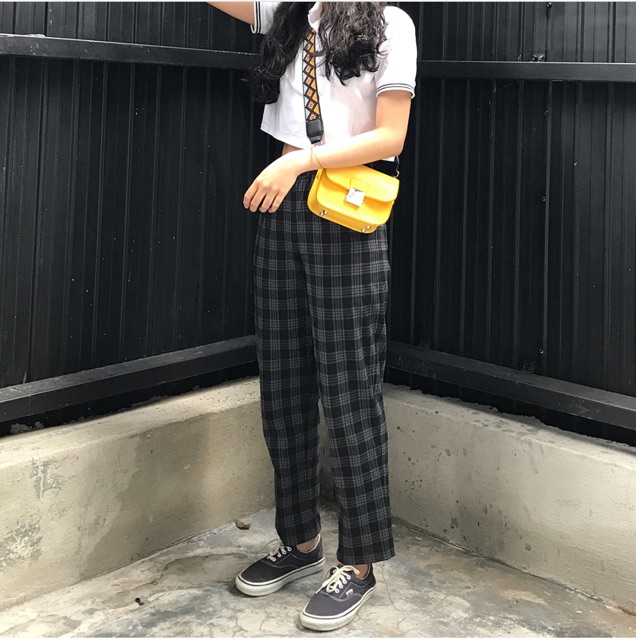 Quần Caro XANH/Plaid Pant ❤️FREESHIP❤️ Nam nữ unisex | BigBuy360 - bigbuy360.vn