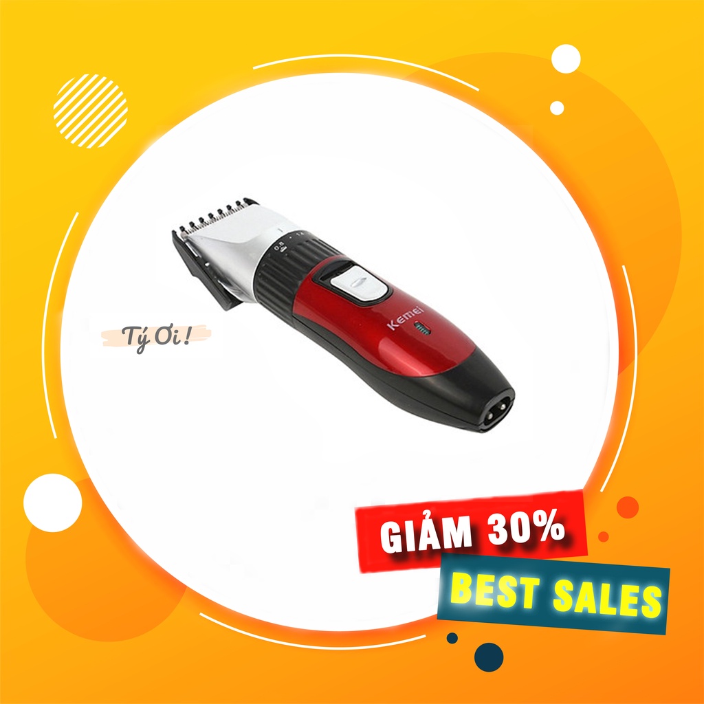 Tông đơ cắt tóc Kemei 730 hớt tóc người lớn, trẻ em chỉ với 3 phút