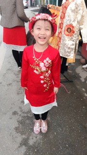 Combo áo dài + quần + mấn.