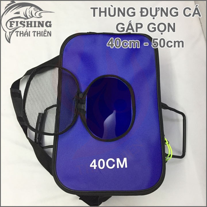 Thùng đựng cá Coastline gấp gọn tiện lợi đi câu 45cm