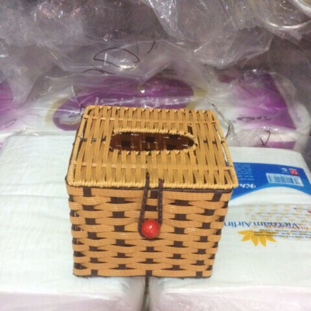 Hộp để giấy ăn vuông 12x12cm