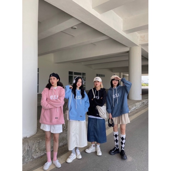 Áo Hoodie INSANE l U.S.I Thêu Xù Hoodie