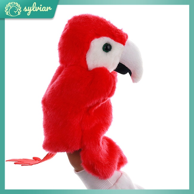 Con Rối Đeo Tay Hình Chú Vẹt Hoạt Hình Dễ Thương Dùng Để Dạy Học Cho Bé