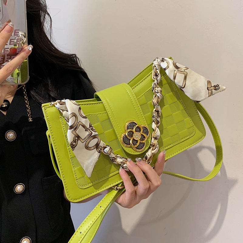 Túi đeo vai IELGY màu sắc tương phản tinh tế thời trang cho nữ