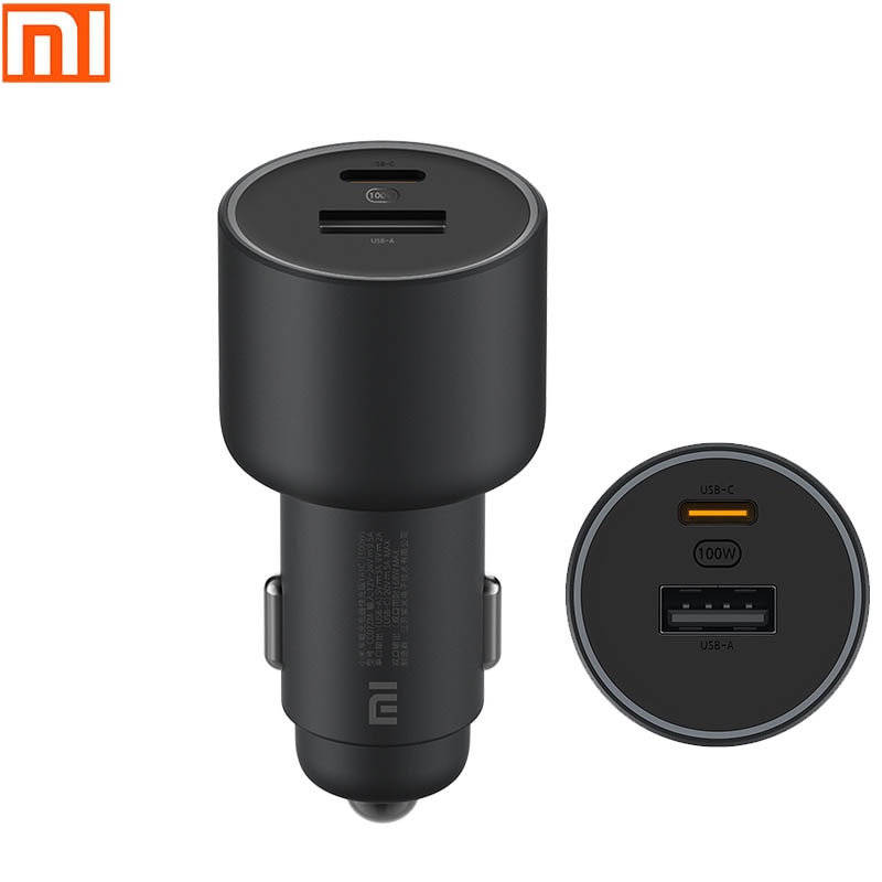Cục Sạc Nhanh USB-C 100W 1A1C Phiên Bản Hai Cổng USB-C Cho Xe Hơi Xiaomi