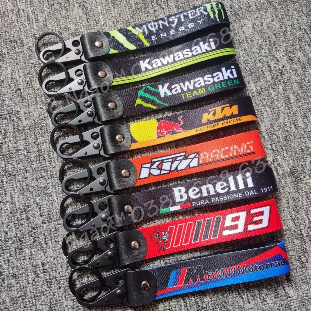 Móc chìa khóa vải KTM Kawa Monster 19x2.5cm