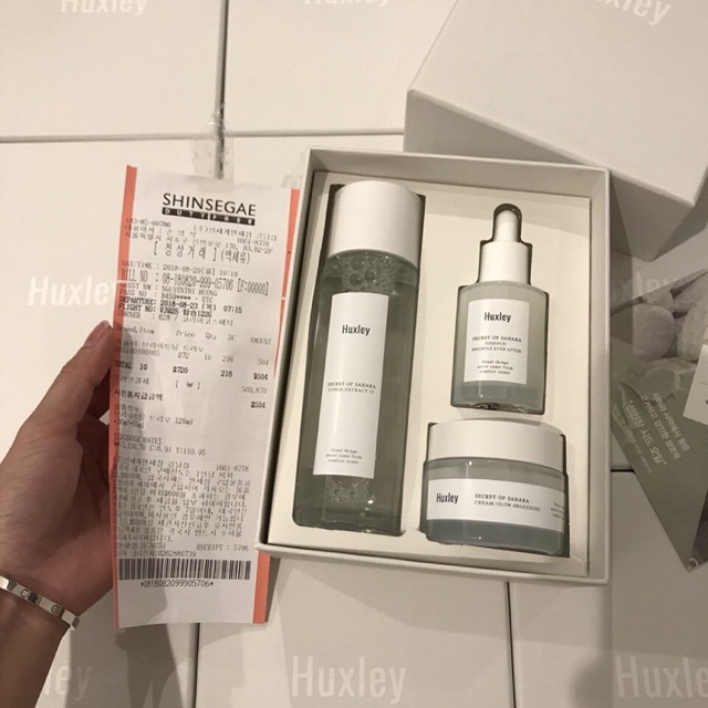 Set dưỡng trắng Huxley