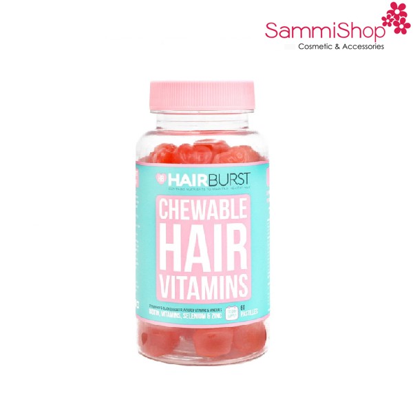 Kẹo dẻo kích thích mọc tóc Hairburst Chewable Hair Vitamins